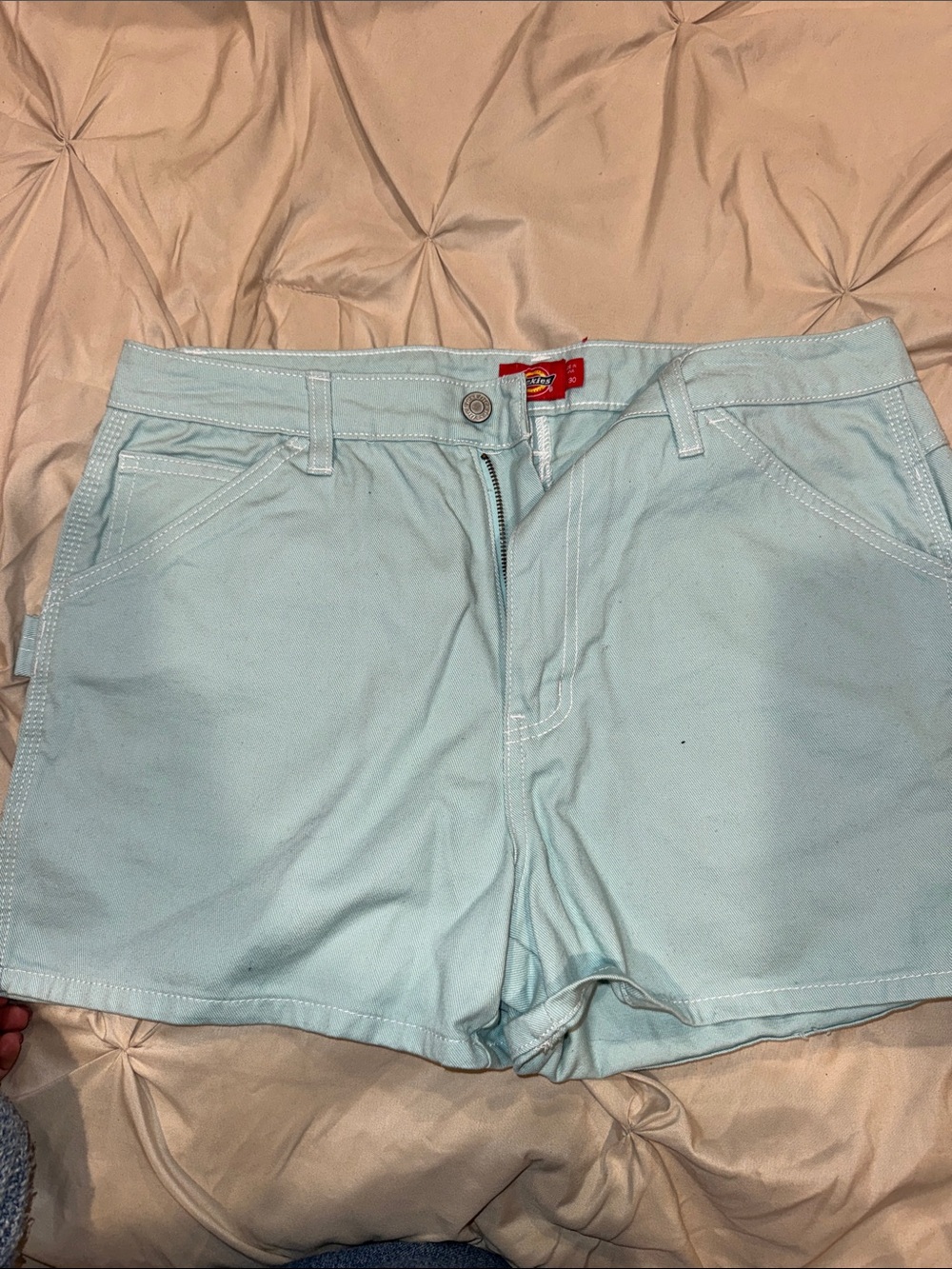 Dickies Light Blue Women's Jean Shorts